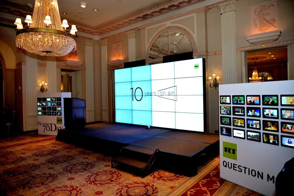 Affordable LED wall rentals for events with bright video display